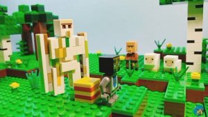 Lego Minecraft: Починка голема; анимация