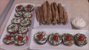 Закуски из кабачков и баклажанов Простой быстрый рецепт закуски на праздничный стол