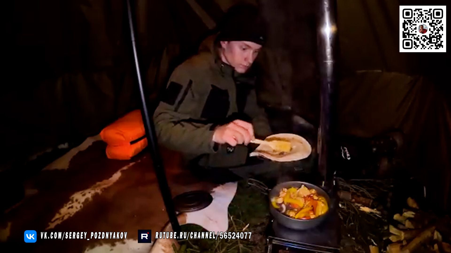 Одиночное зимнее приключение. Теплая палатка в снежном плену