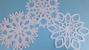 Как сделать снежинку к Новому году из бумаги своими руками!