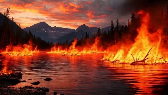 пожар на воде