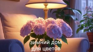 Место, где мои цветы находят приют зимой.