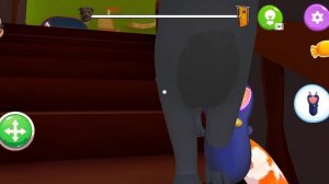 рыжий кот выгнал врага из дома! 2 часть кот и бабка 😾😸