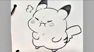 Вот как нарисовать пикачу с помощью карандаша. DIY Арт