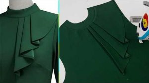 Как усовершенствовать конструкцию каскадного воротника. Урок по крою и шитью.