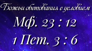 Божьи обетования (32)