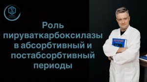 Роль пируваткарбоксилазы в абсорбтивный и постабсорбтивный период.