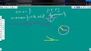 Решение простейших тригонометрических уравнений