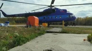 Ми-8Т запуск.