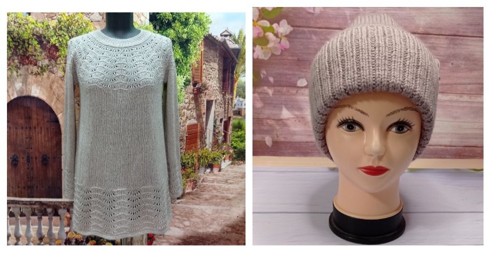 Две готовые работы: туника и шапка. смотреть онлайн