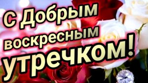 С ДОБРЫМ ВОСКРЕСНЫМ УТРЕЧКОМ!