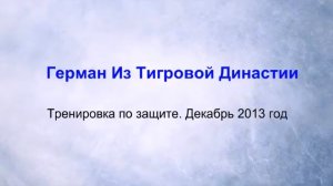 Герман Из ТД. Тренировка по защите 2013 г.