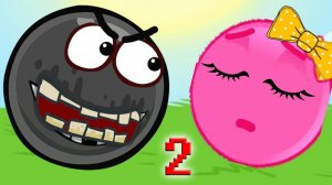 Новый КРАСНЫЙ ШАР, Красныш спасает деревню красных шариков