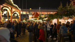 Вечерний Дрезден ✨ Сердце немецкого Рождества Штрицельмаркт Сказка 2025