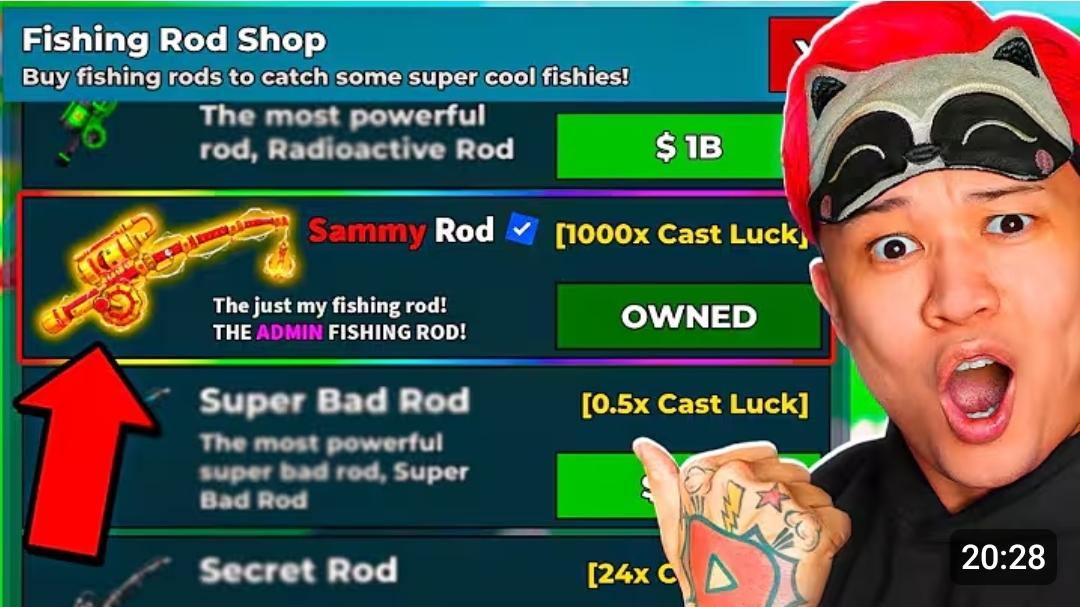 😱НАЧАЛ С НУЛЯ но АДМИН ДАЛ МНЕ УДОЧКУ 1000× УДАЧИ в Steal a Brainrot! смотреть онлайн