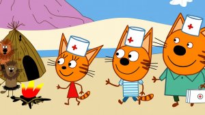 Три Кота — Мультик| Прививка | Приключения  Коржика, Компота и Карамельки | Три Кота Смотреть | Игра