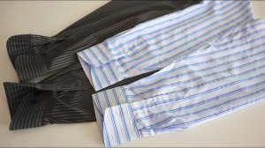 Подметила эту идею на показе мод. Отрезаю рукава от старых рубашек мужа и делаю так же