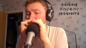 Спокойная ночь - Кино - на губной гармошке До + табы