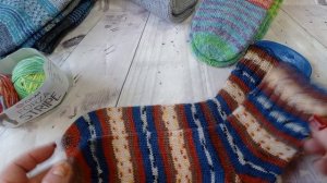 Носочки из пряжи Форза и Ализе