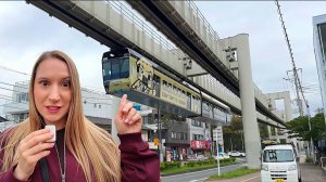 В Японии поезда ездят под рельсами! Chiba Urban Monorail