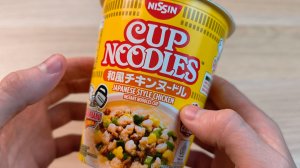 ПРОБУЮ ЯПОНСКУЮ ЛАПШУ NISSIN CUP NOODLES