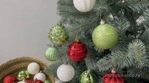 Набор ёлочных шаров из пластика НОВОГОДНИЙ КУТЮРЬЕ, коллекция 'Рождественское утро', 020164/2000290