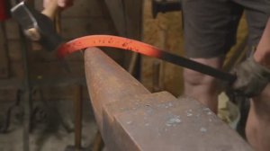 Кузнечное дело. Изготовление крюка для бруса