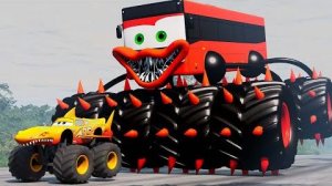 Эпический побег от Зомби-Пожирателя Молнии Маккуина, Пожирателя Автобусов, Пожирателя Пожарных Машин