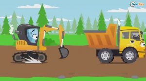 🍿 Для Детей Мультик про Экскаватор!