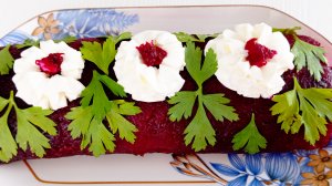 Салат "Селёдка под шубой" в виде рулета 🌯