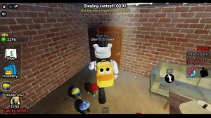 Играю за вора в Roblox