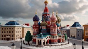 «Вязаные» города России: как уютный тренд захватил соцсети и AI-генерацию нейросеть