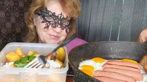 МУКБАНГ"ТОЛЬКО ЛЮБЯЩИЙ МУЖ МОГ ПРИГОТОВИТЬ ТАКОЕ" ЕДАНАКАМЕРУ/