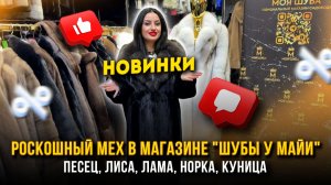 РОСКОШНЫЙ МЕХ В МАГАЗИНЕ "ШУБЫ У МАЙИ"🔥 НОВИНКИ💖Песец, Норка, Куница 👍 А-17  Рынок Садовод Москва