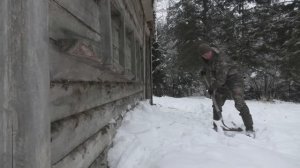 Живём в Тайге. Вечерний Гость. Удачная охота по снегу.