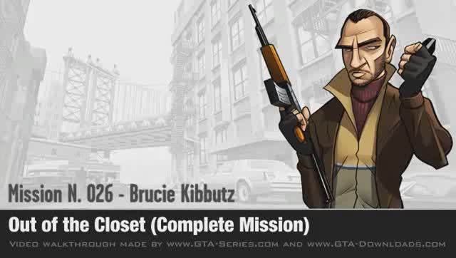 GTA 4 - Mission #26 - Out of the Closet (Complete Mission)