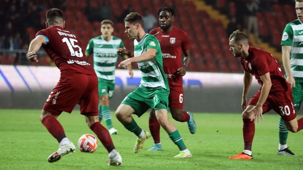 Рубин - Ахмат РПЛ Чемпионат России симуляция трансляция статистика и обзор матча 16 тур смотреть онлайн