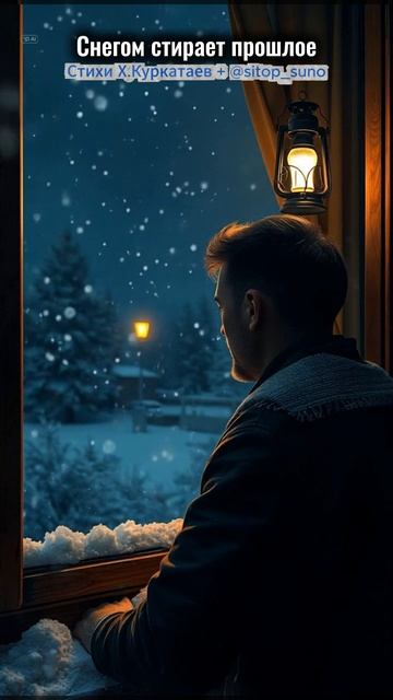 Снегом стирает прошлое #музыка #снег #одиночество #любовь