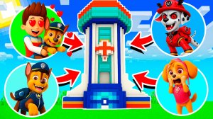 😨 ЩЕНЯЧИЙ ПАТРУЛЬ EXE БАЗА РАЙДЕР ПРОТИВ СКАЙ МАРШАЛ ГОНЩИК в МАЙНКРАФТ PAW PATROL МУЛЬТИК