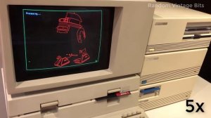 HP 9836C drawing R2-D2 in Basic