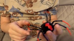 Робот паук черная вдова. Распаковка