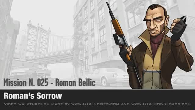 GTA 4 - Mission #25 - Roman's Sorrow
