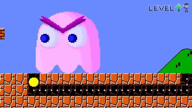Level UP Pac-Man would be OP in Super Mario Bros