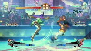 Ultra Street Fighter IV Elena VS El Fuerte
