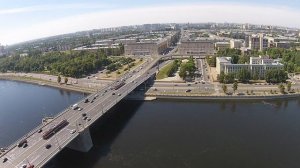 Володарский мост с дрона - уникальное видео