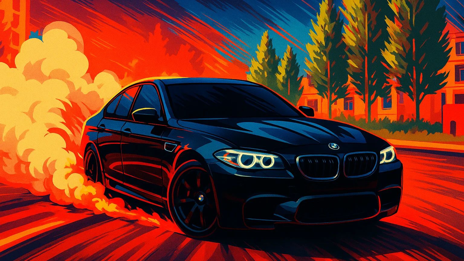 Навожу Суету на BMW F10 в BeamNG Drive — Жесть! смотреть онлайн