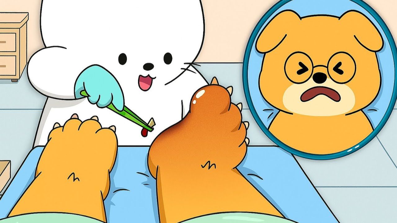 АСМР Наши мультяшные друзья получают самый милый визит к врачу в вашей жизни 💖 Расслабляющий ASMR смотреть онлайн