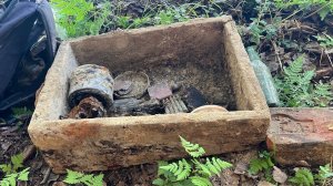 Коп по войне. Ящики из немецкого блиндажа.