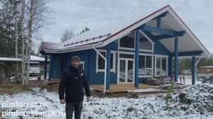 Дом Карина из клееного бруса