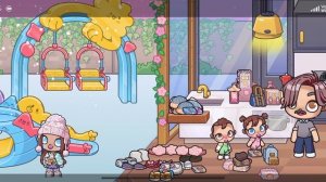 маму с двойняшками выписали   снег в Avatar World